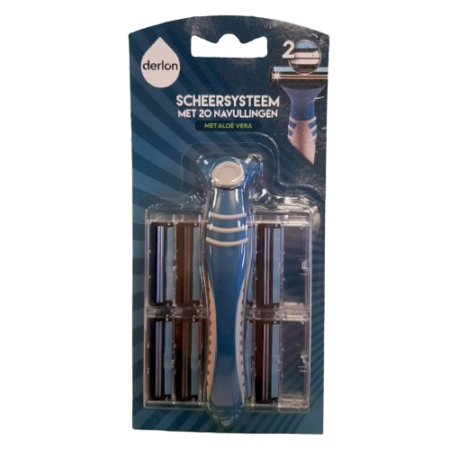 Derlon Scheerapparaat met Aloë Vera Product Image
