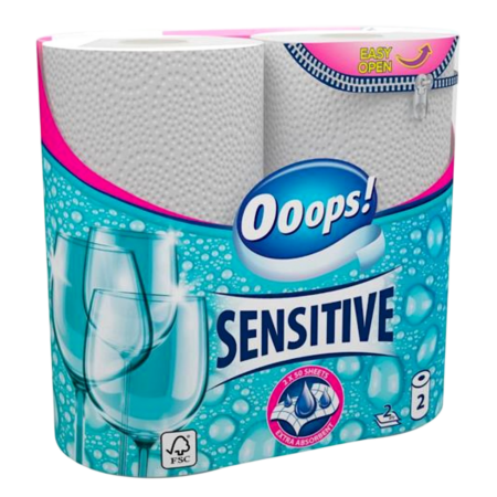 Ooops! Sensitive Keukenpapier 2-Laags Product Image