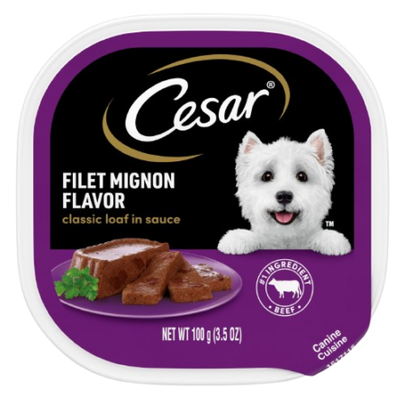 Cesar Dog Food Beef Classic Loaf in Sauce Product Image