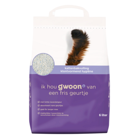 G'woon Kattenbakvulling met Lichte Lavendelgeur Product Image