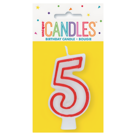 Unique Candles Birthday Candle #5 Product Image