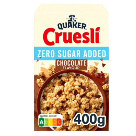 Quaker Cruesli Chocolate Flavour Zero Sugar Product Image