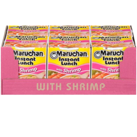 Maruchan Instant Lunch Ramen Noodle Soup Cup with Shrimp Product Image