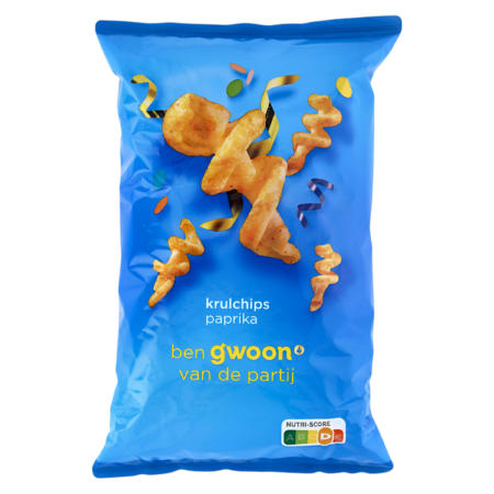 G'woon Krulchips Paprika Product Image
