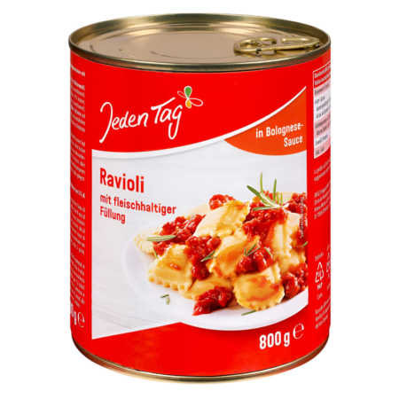 Jeden Tag Ravioli in Bolognese Sauce Product Image