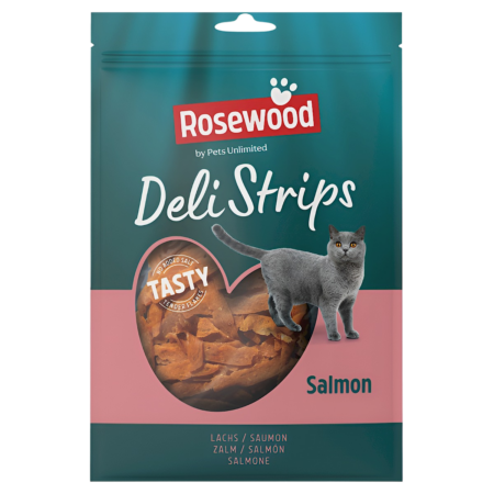 Rosewood Cat Snack Deli Strips Salmon Product Image