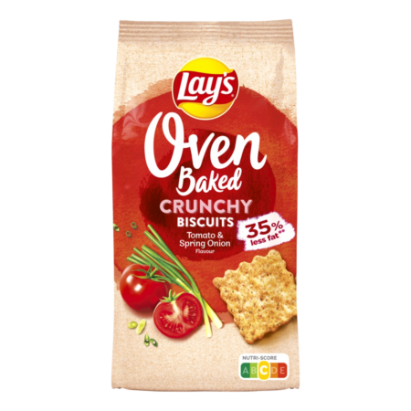 Lay's Biscuits Crunchy Oven Baked Tomato & Onion Product Image