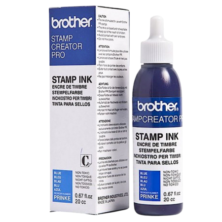 Brother Stamp Creator Pro Ink Refill Bottle Blue Product Image