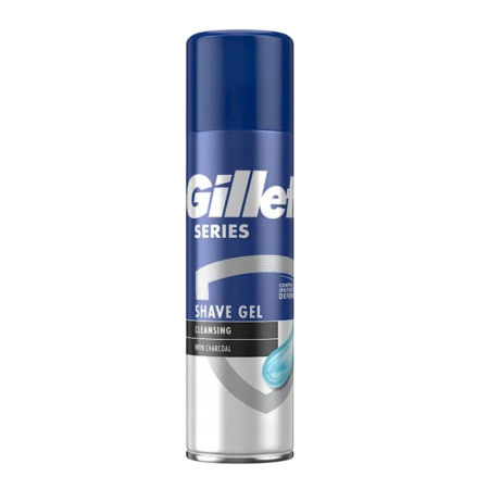 Gillette Shave Gel Cleansing with Charcoal Product Image