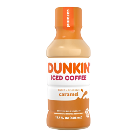 Dunkin Iced Coffee Caramel & Milk Beverage Product Image