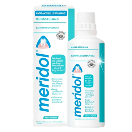 Meridol Antibacterial Mouthwash Gum Protection Product Image