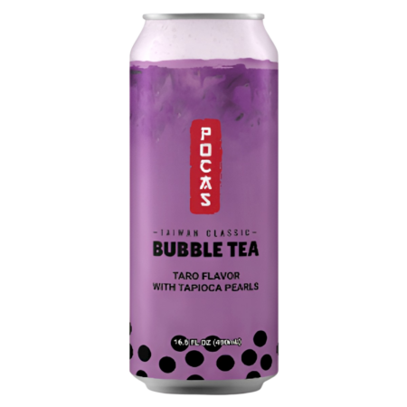 Pocas Bubble Tea Taro with Tapioca Pearls Product Image