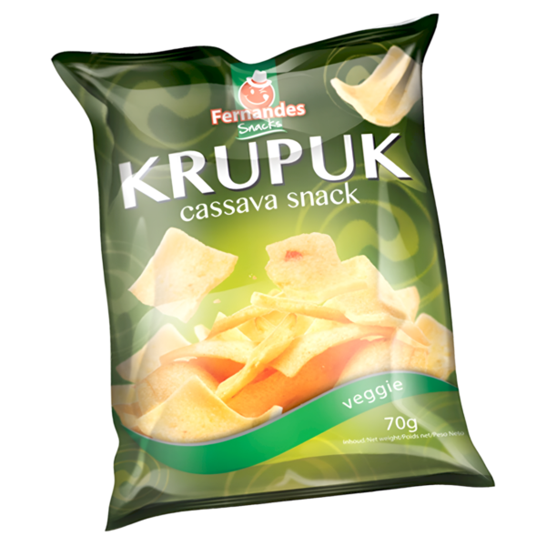 Fernandes Krupuk Cassava Snack Veggie