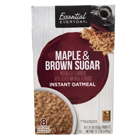 Essential Everyday Oatmeal Instant Maple & Brown Sugar Product Image