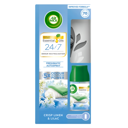 Air Wick Freshmatic Autospray Crisp Linen & Lilac Product Image