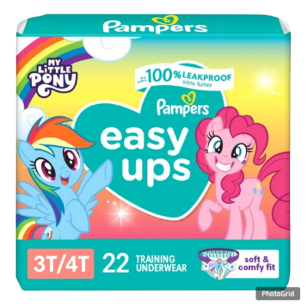 Pampers Easy Ups Training Underwear Girl Soft & Comfy Fit Product Image