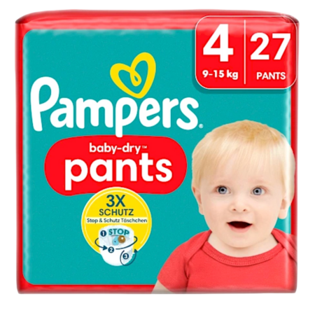 Pampers Baby-Dry Pants 4 Product Image