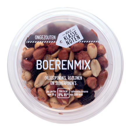 Boerenmix Pinda's, Rozijnen & Suiker Pinda's (THT: 09/10/2025) Product Image