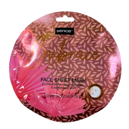 Sence Face Sheet Mask Soothing Rose Water & Sandalwood Scent Product Image