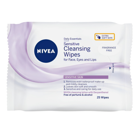 Nivea Facial Cleansing Wipes 3in1 Sensitive Product Image
