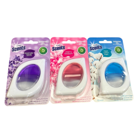 At Home Scents Air Freshner Scented Oil Lavender Fields, Cherry Blossom, Fresh Cotton Linen Product Image