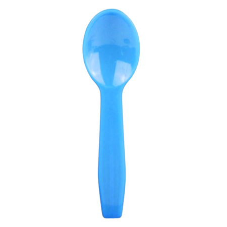 Plastic Taster Spoon Blue Product Image