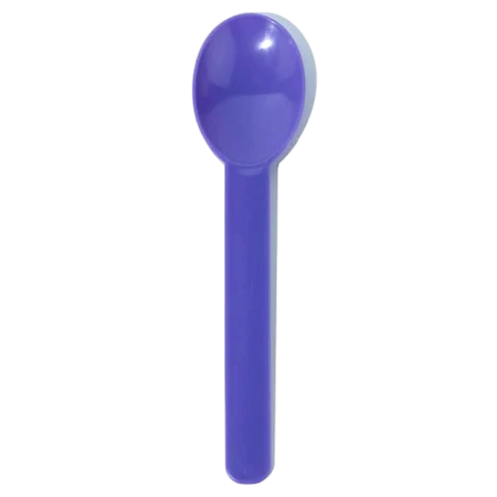 Plastic Taster Spoon Purple Product Image