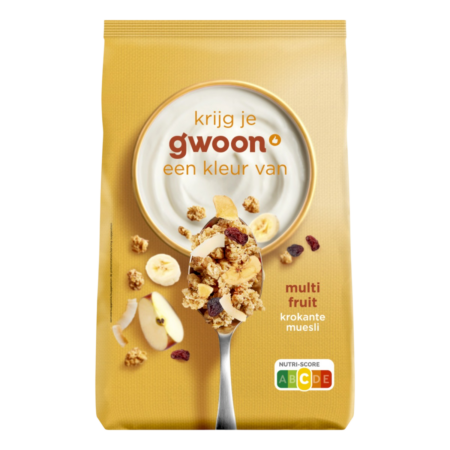 G'woon Muesli Krokante Multi Fruit Product Image