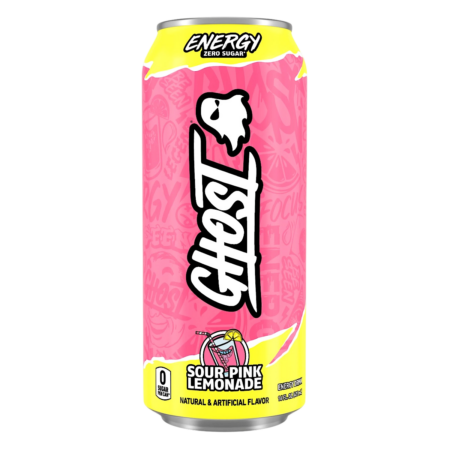 Ghost Energy Sour Pink Lemonade Zero Sugar Product Image