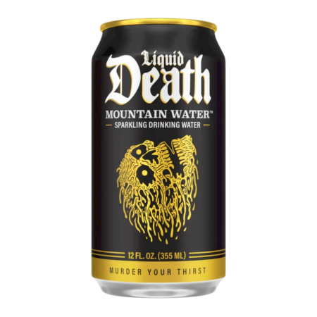 Liquid Death Sparkling Drinking Water Mountain Product Image
