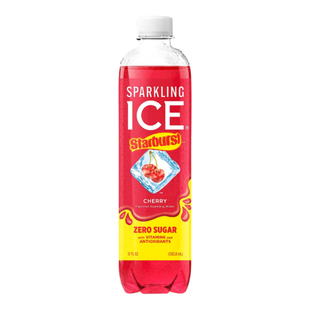 Starburst Sparkling Water Ice Cherry Product Image