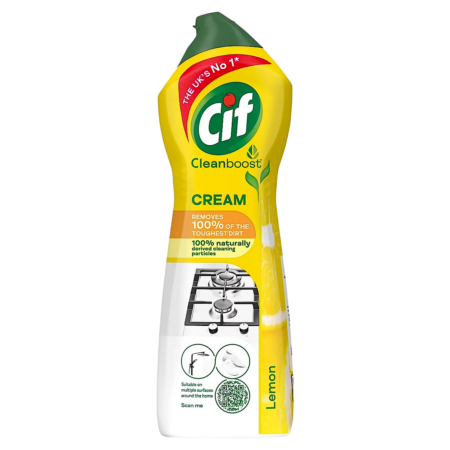 Cif Cream Cleanboost Lemon Product Image