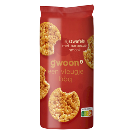 G'woon Rijstwafels met Barbecue Smaak Product Image