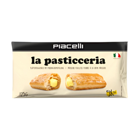 Piacelli Puff Pastry with Custard Cream Filling Product Image