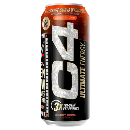 C4 Ultimate Energy Drink Nectarine Guava Knockout Zero Sugar Product Image