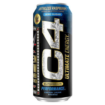 C4 Ultimate Energy Ruthless Raspberry Zero Sugar Product Image
