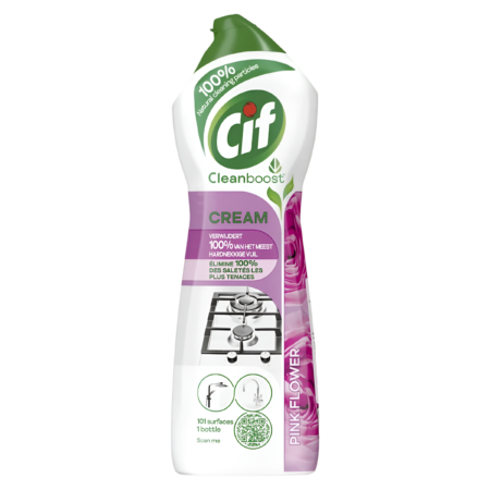 CIF Cream CleanBoost Multi-Surface Pink Flower Product Image