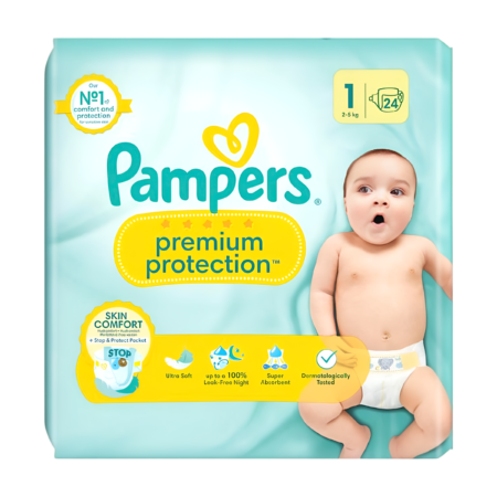 Pampers Premium Protection Small 1 Product Image