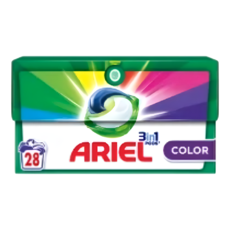 Ariel Laundry Pods 3in1 Color 28 Pods Product Image