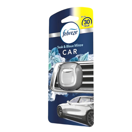 Febreze Car Air Freshener Teak & Blue Mint Product Image