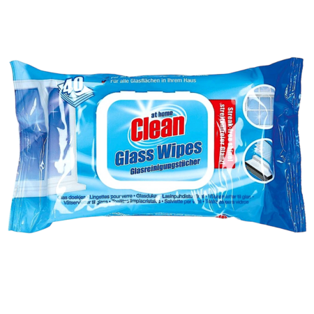 At Home Clean Glass Wipes Product Image