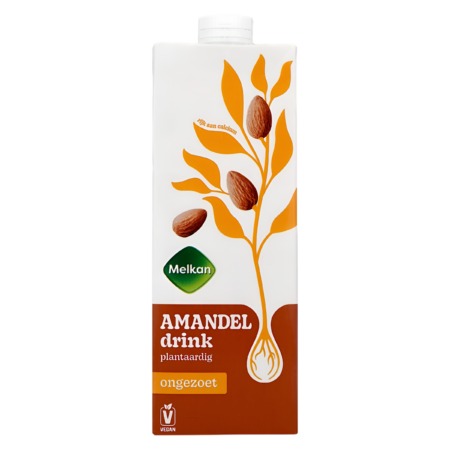 Melkan Drink Amandel Ongezoet Product Image