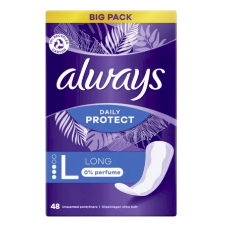 Always Pantyliners Daily Protect Long Product Image