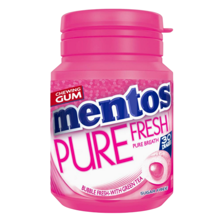 Mentos Chewing Gum Bubble Fresh with Xylitol Sugar Free Product Image