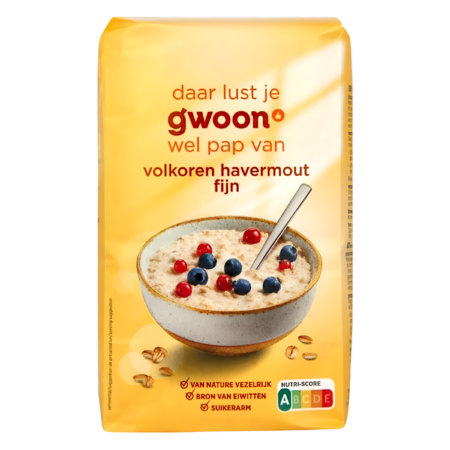 G'woon Volkoren Havermout Fijn Product Image