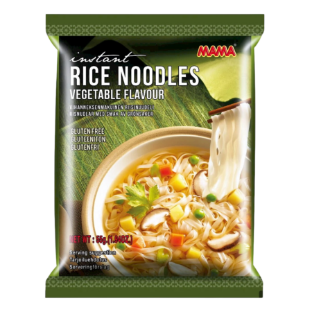 Mama Instant Rice Noodles Vegetable Flavour Gluten Free Product Image