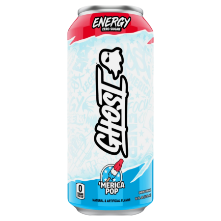 Ghost Energy Drink Merica Pop Zero Sugar Product Image