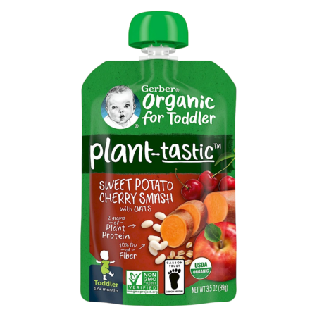 Gerber Organic For Toddler Plant-tastic Sweet Potato Cherry Smash Product Image