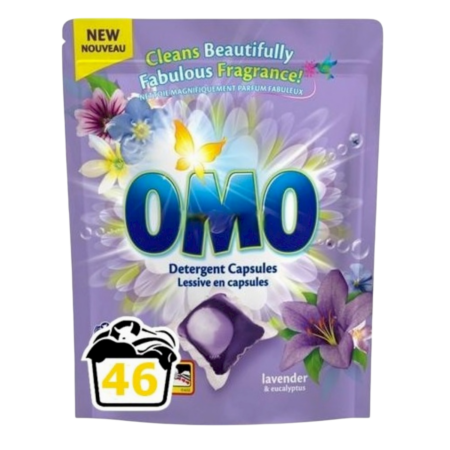 Omo Laundry Detergent Capsules Lavender Product Image