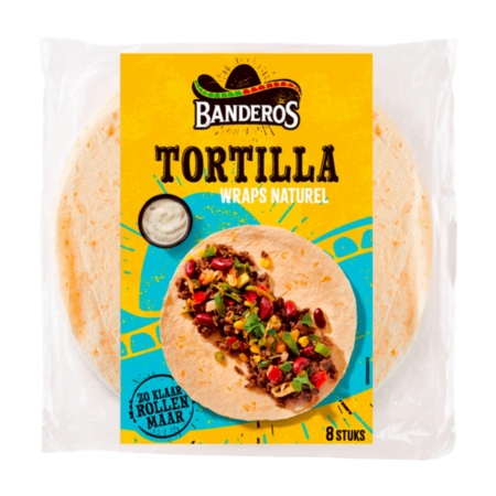Banderos Tortilla Wraps Naturel Product Image
